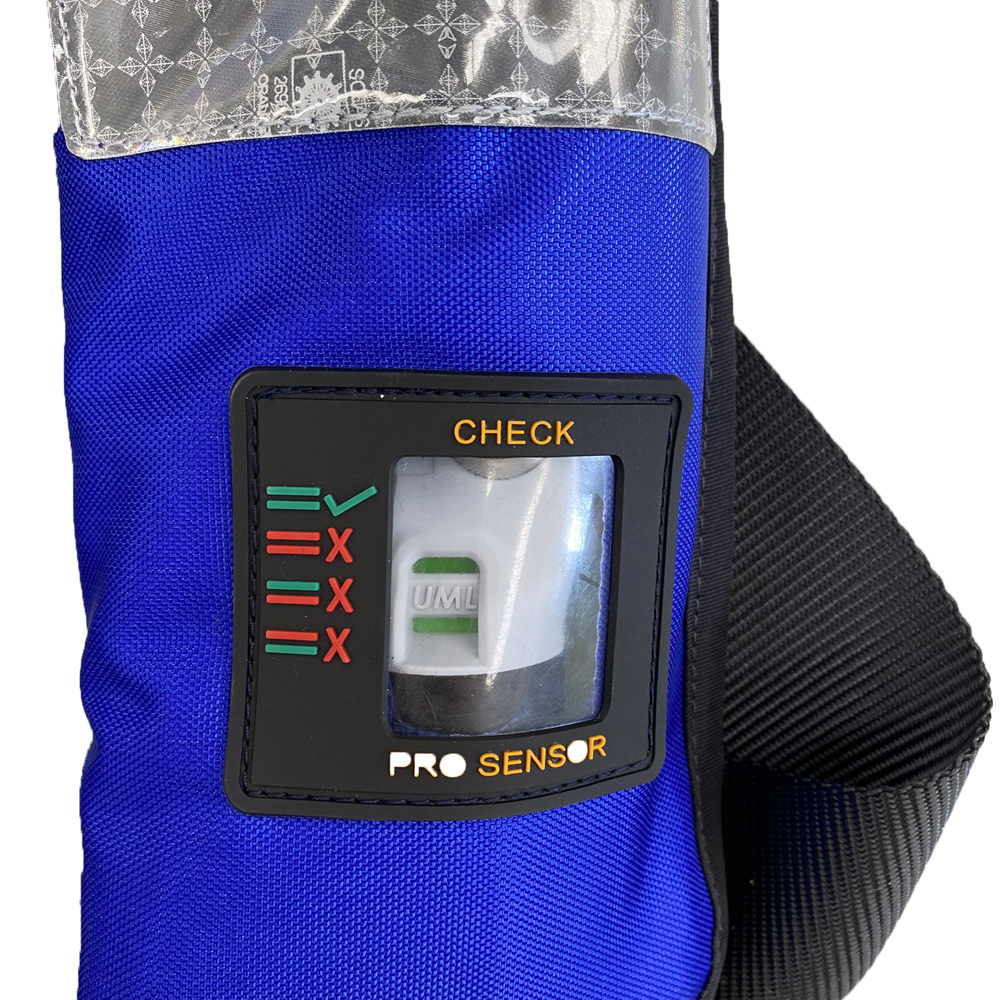 Besto giubbotto di salvataggio automatico per junior 100n blu 15-40kg 3
