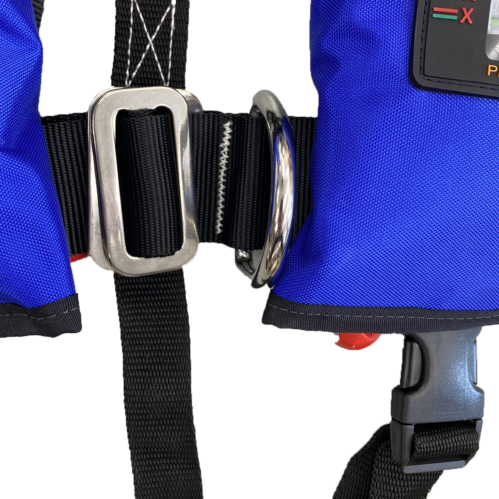 Besto giubbotto di salvataggio automatico per junior 100n blu 15-40kg 4