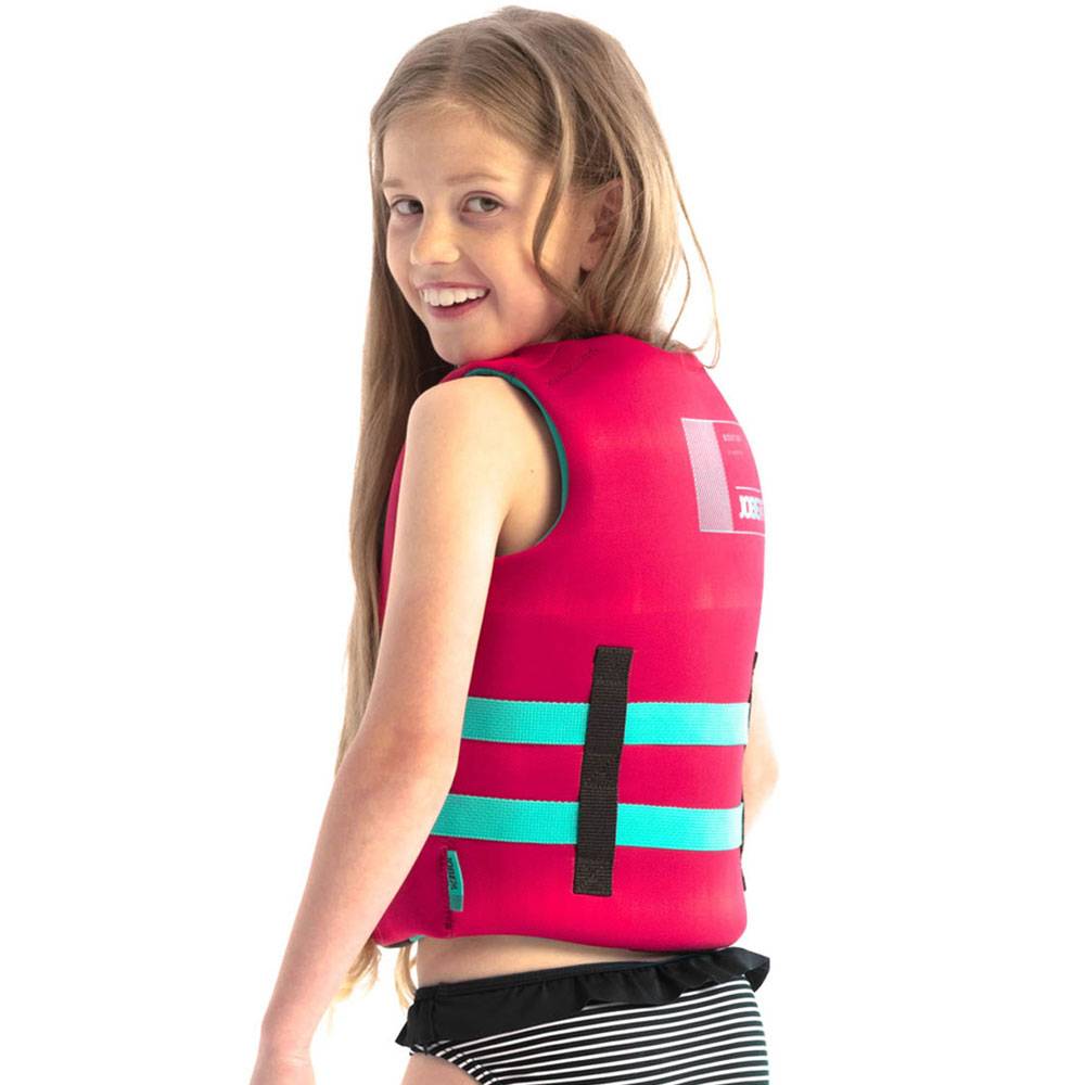 Neoprene giubbotto salvagente da bambini 50N Hot Pink