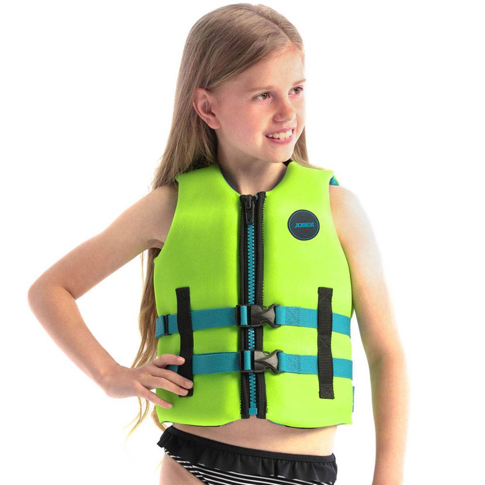 Neoprene giubbotto salvagente da bambini 50N Lime verde