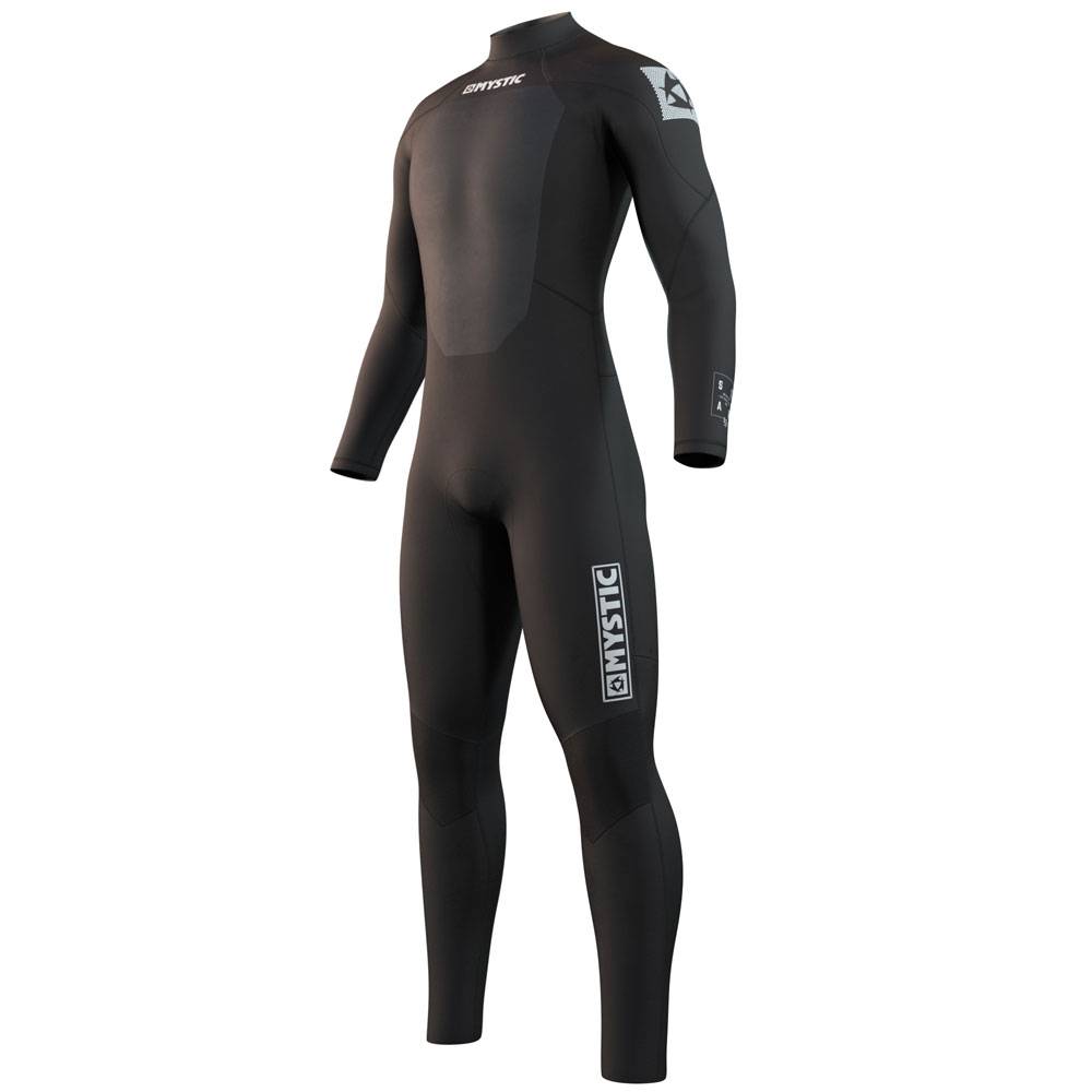 Star Fullsuit 2/3mm muta da uomo nera con cerniera posteriore