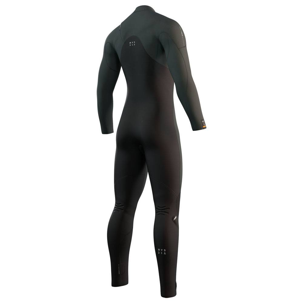 Mystic Majestic muta intera uomo 5/4mm zip sul petto nera 9