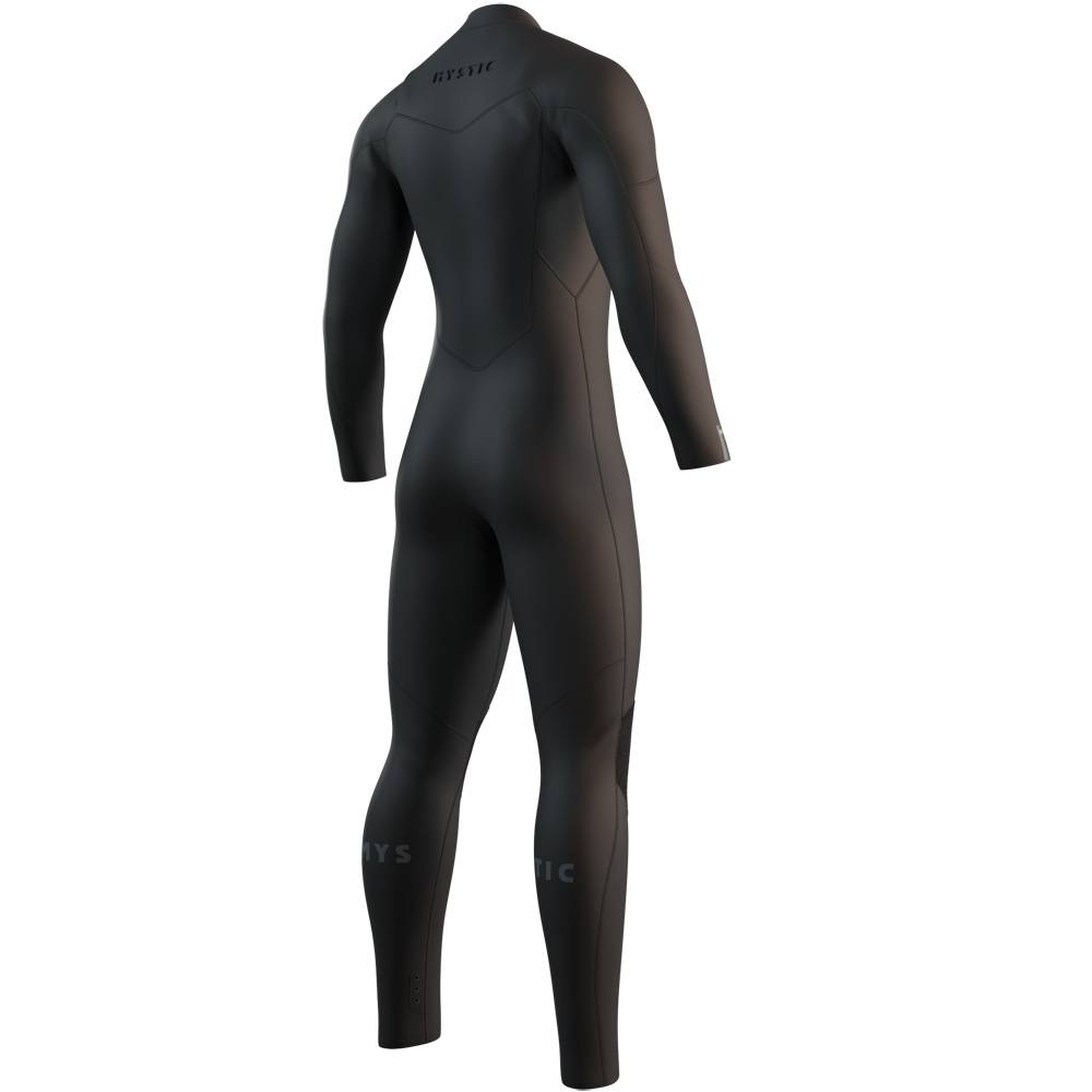 Mystic Motion Fullsuit 4/3 mm muta uomo nera con cerniera frontale 2