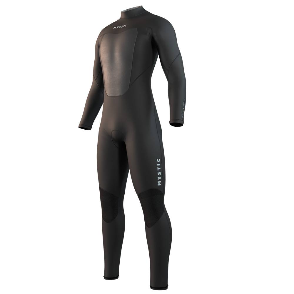 Mystic Muta uomo nera con cerniera posteriore Mystic Brand Fullsuit 3/2 mm foto 1