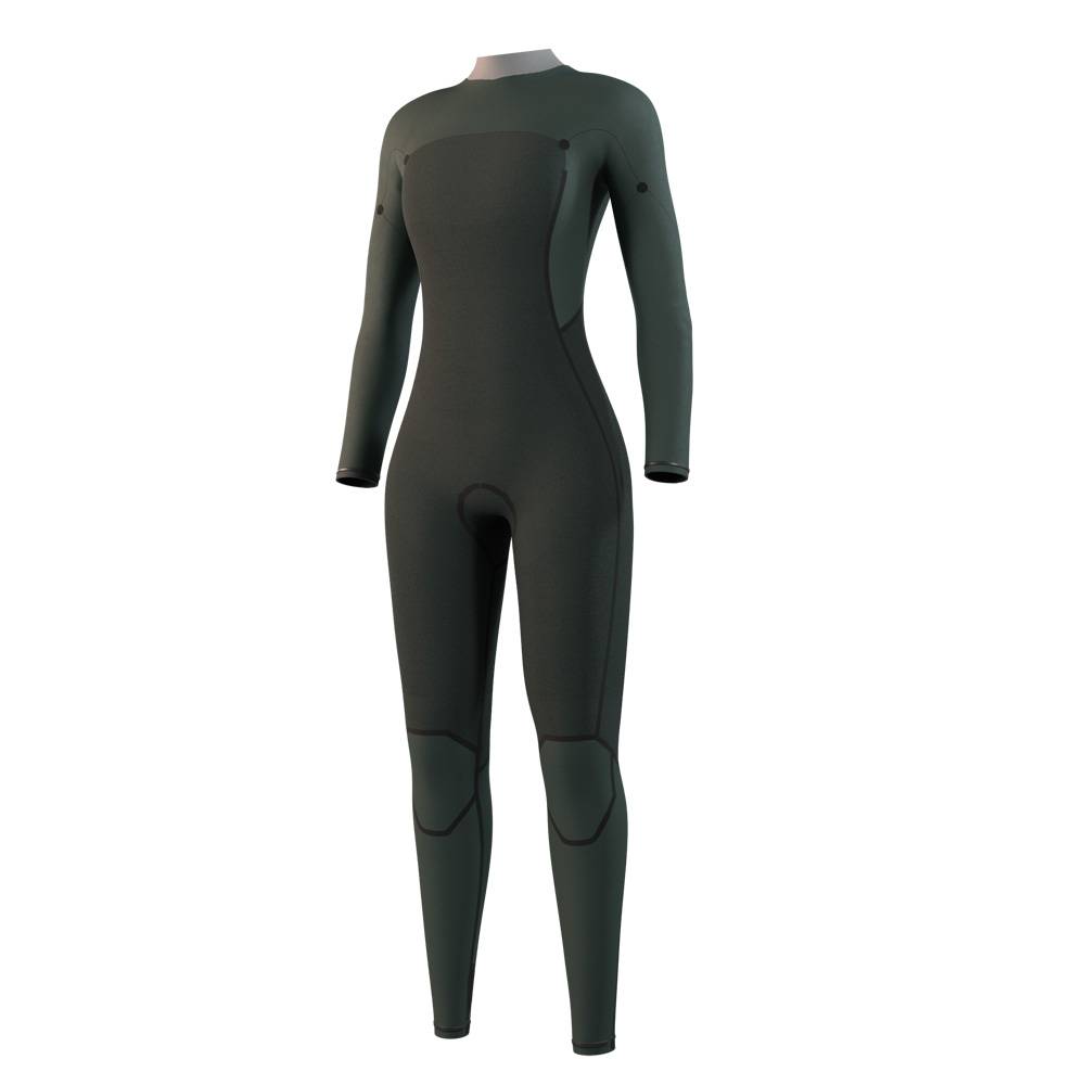 Mystic Haven Fullsuit 5/3 mm muta donna nera con cerniera frontale 3