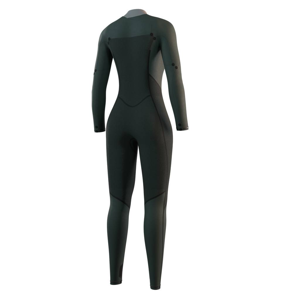 Mystic Haven Fullsuit 5/3 mm muta donna nera con cerniera frontale 4