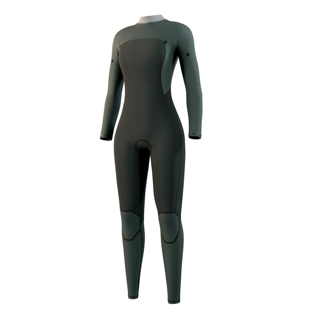 Mystic Haven fullsuit 4/3 mm doppia cerniera frontale donna teal blue 2