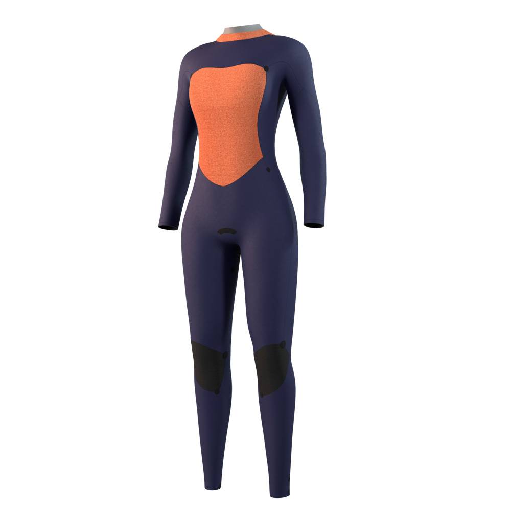 Mystic Star Fullsuit 3/2 mm muta donna nera con cerniera posteriore 3