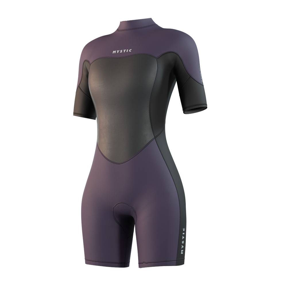 Mystic Brand Shorty 3/2 mm muta donna viola con cerniera posteriore foto 1