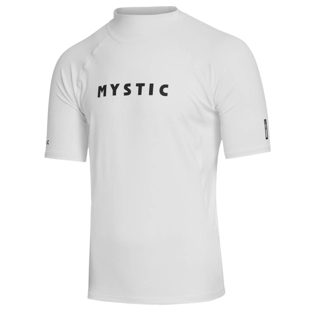 Maglia a maniche corte rash guard SS uomo bianca