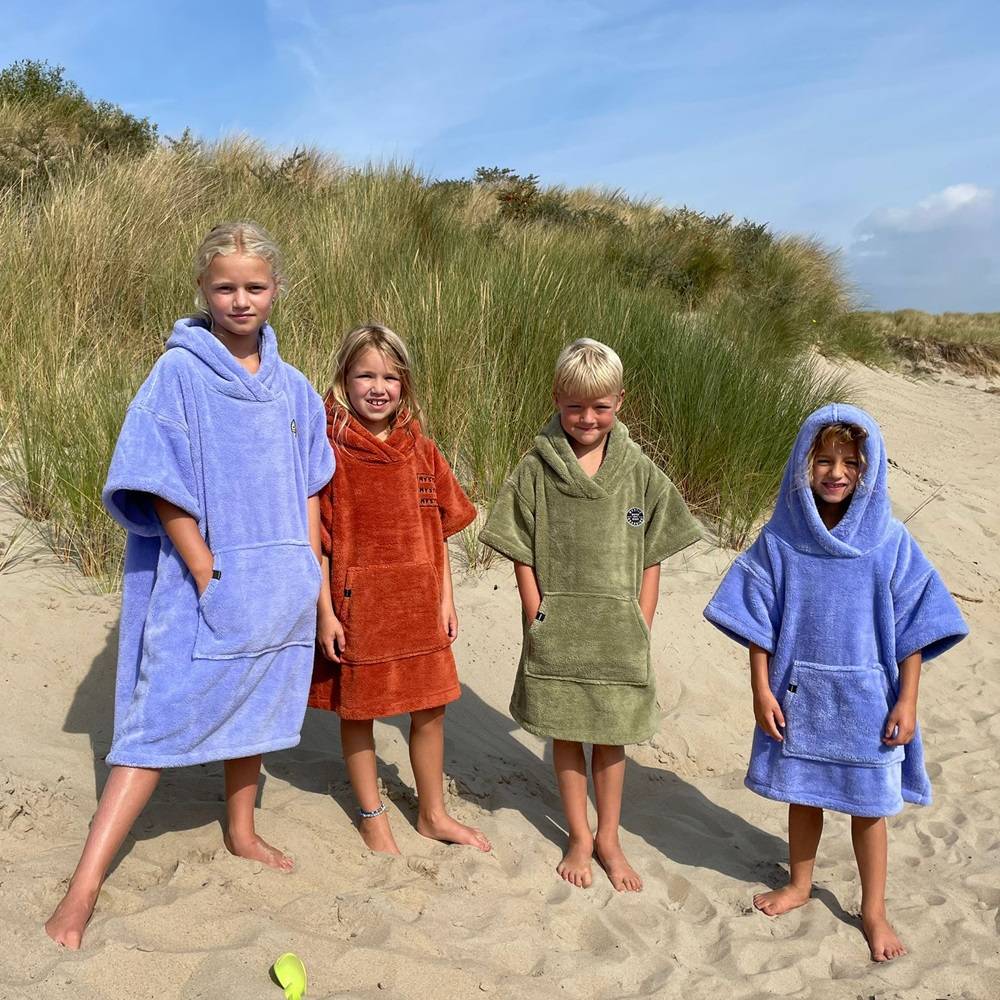 Mystic Poncho Teddy Kids lilla 2