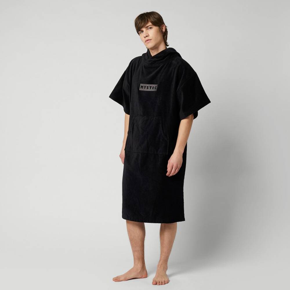 Mystic Poncho nero in cotone deluxe 3