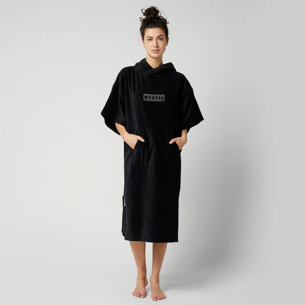 Mystic Poncho nero in cotone deluxe 5