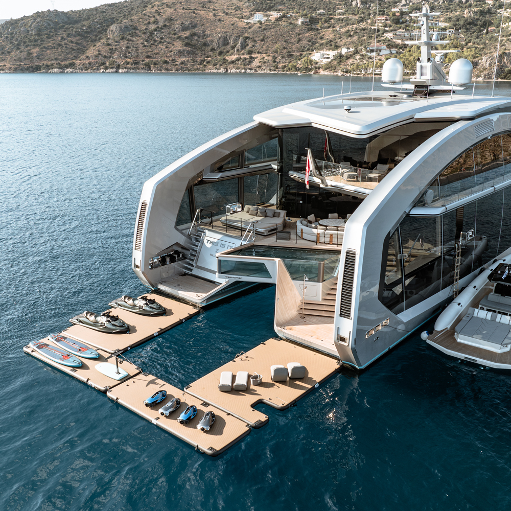 SeaRaft Diamond Deck nero small piattaforma gonfiabile 17