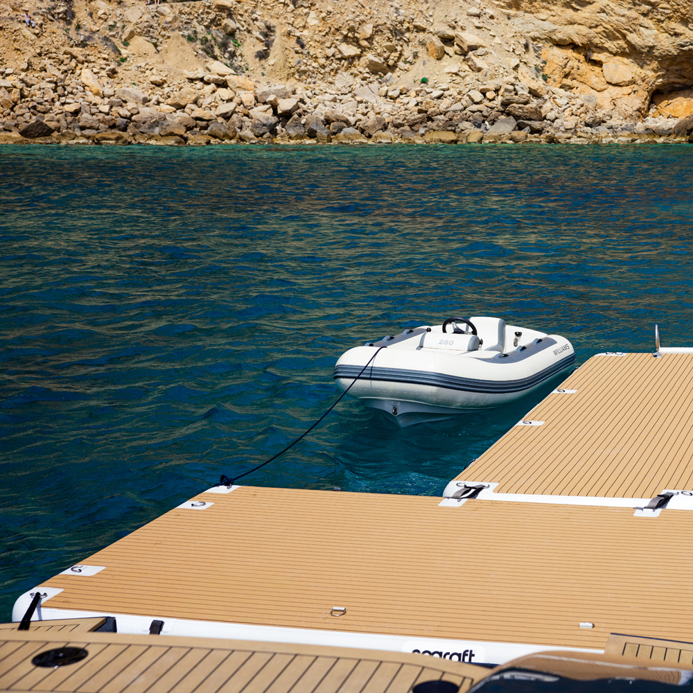 SeaRaft Diamond Deck nero small piattaforma gonfiabile 8
