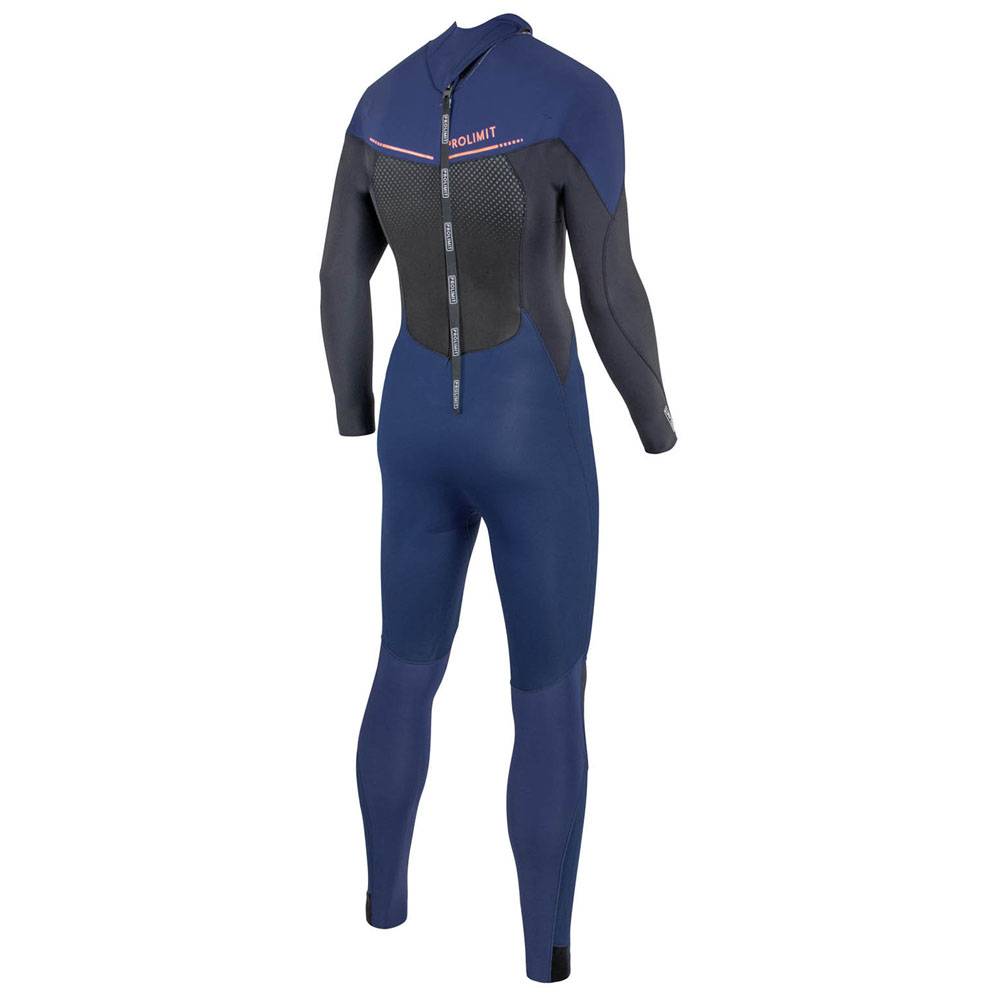 Prolimit Fusion steamer 3/5 mm muta da uomo navy con cerniera frontale 2
