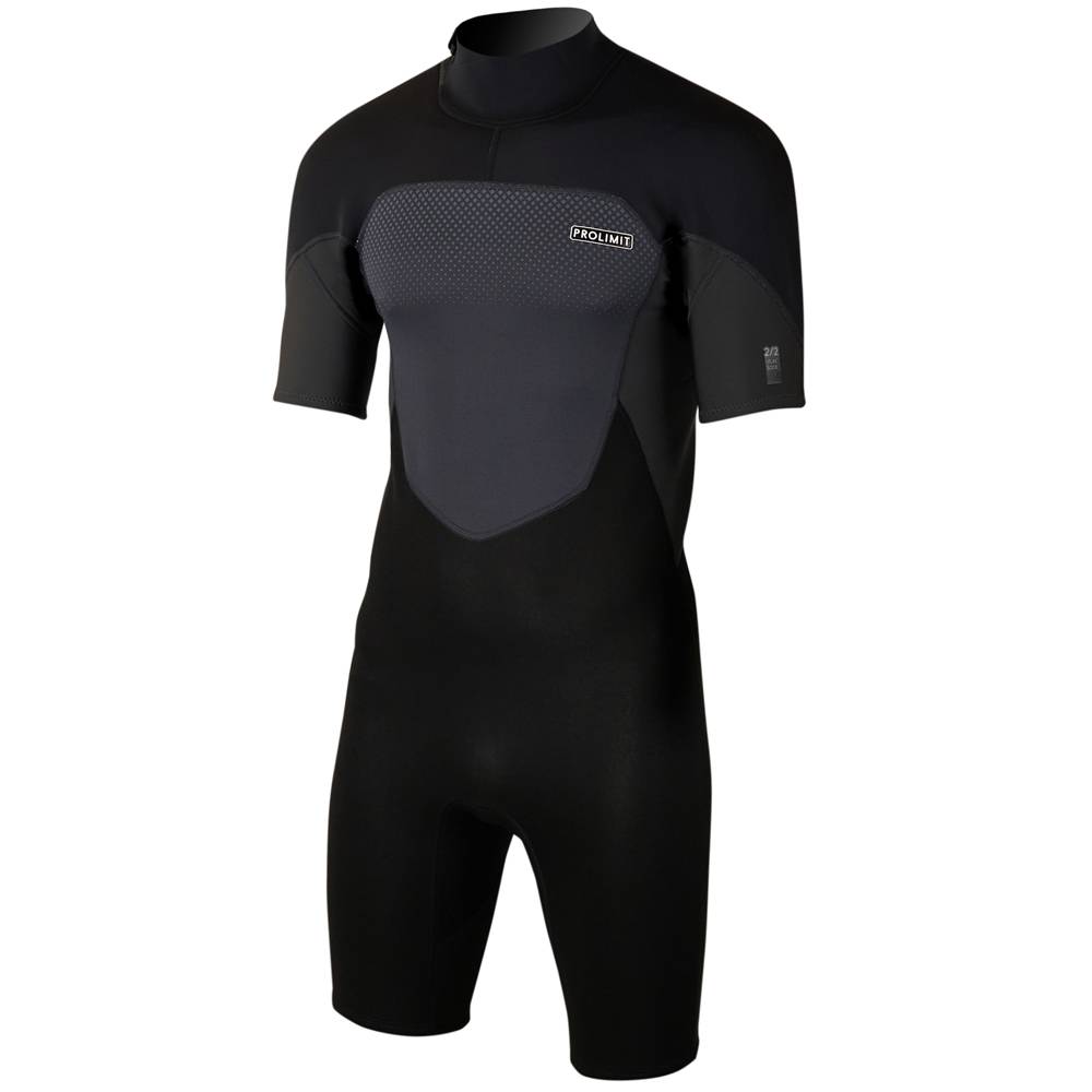 Prolimit Fusion Shorty 2/2 muta da uomo nera con cerniera posteriore 2