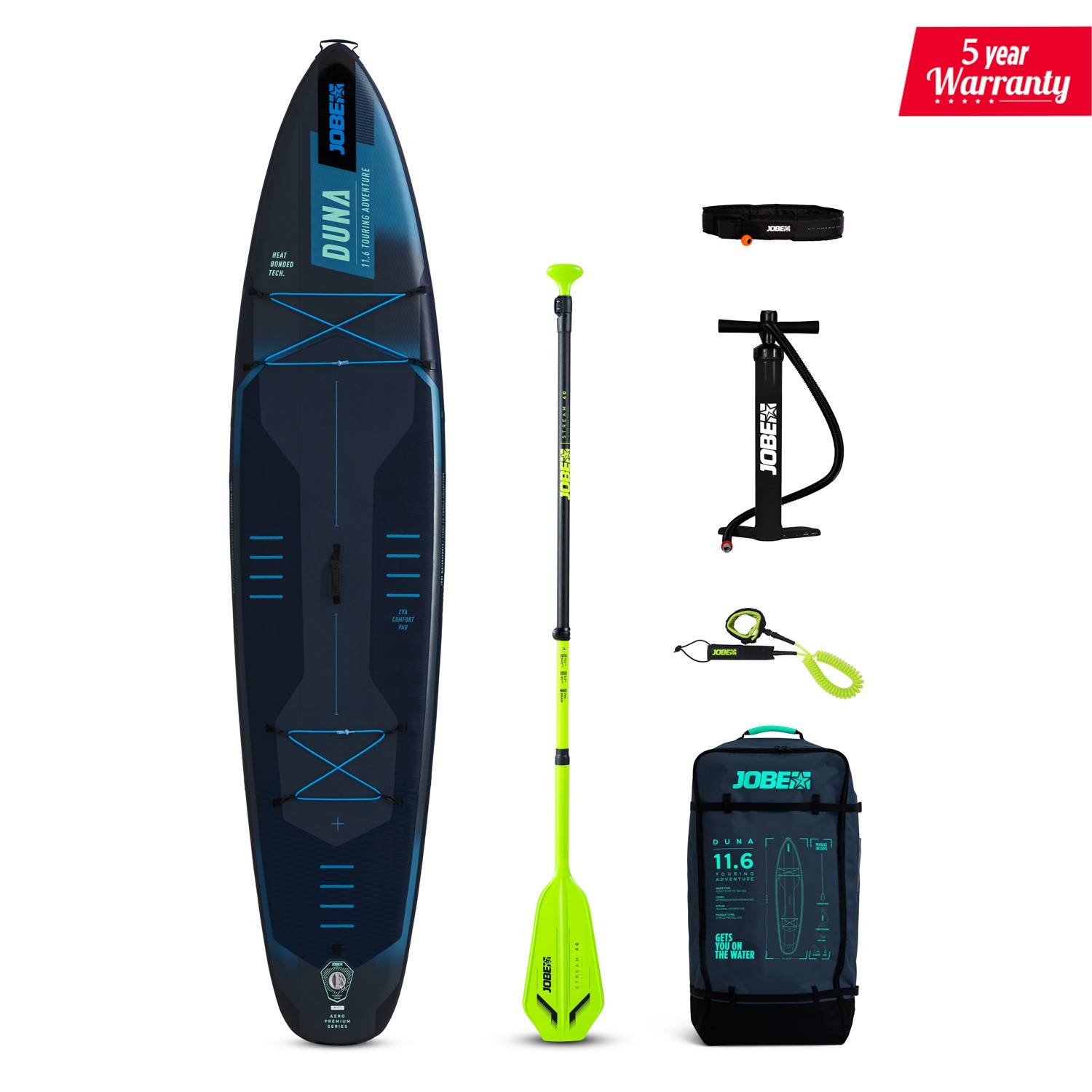 Jobe Duna 11.6 pacchetto SUP gonfiabile blu 8