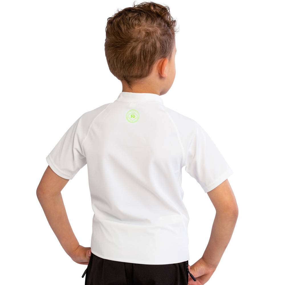 Jobe Rash Guard maniche corte Kids bianco 2