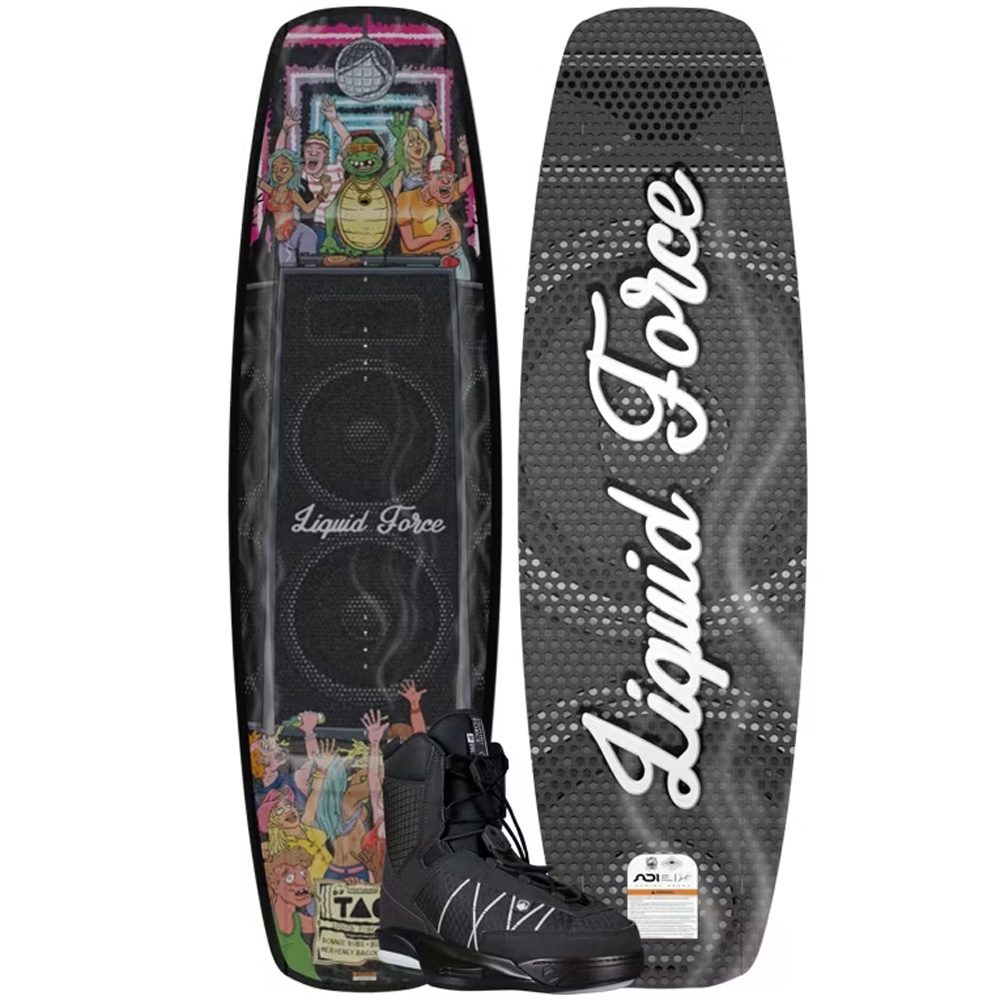 Liquid Force Set wakeboard Tao 145 cm con legature Tao 6x foto 1