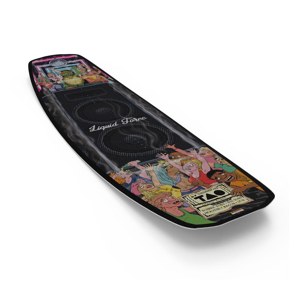 Liquid Force Set wakeboard Tao 145 cm con legature Tao 6x 2