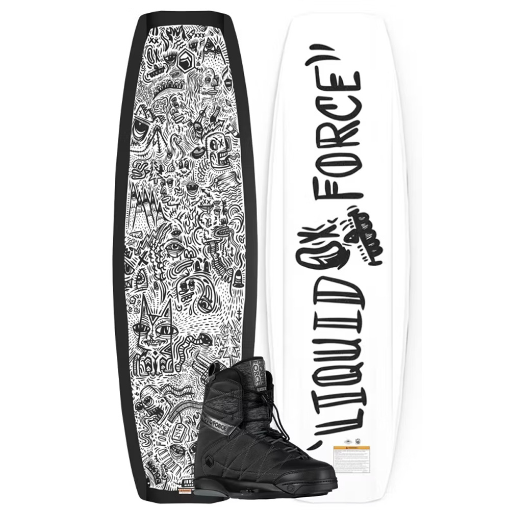 Liquid Force Set wakeboard Apex 134 cm con Classic 6x bindings foto 1