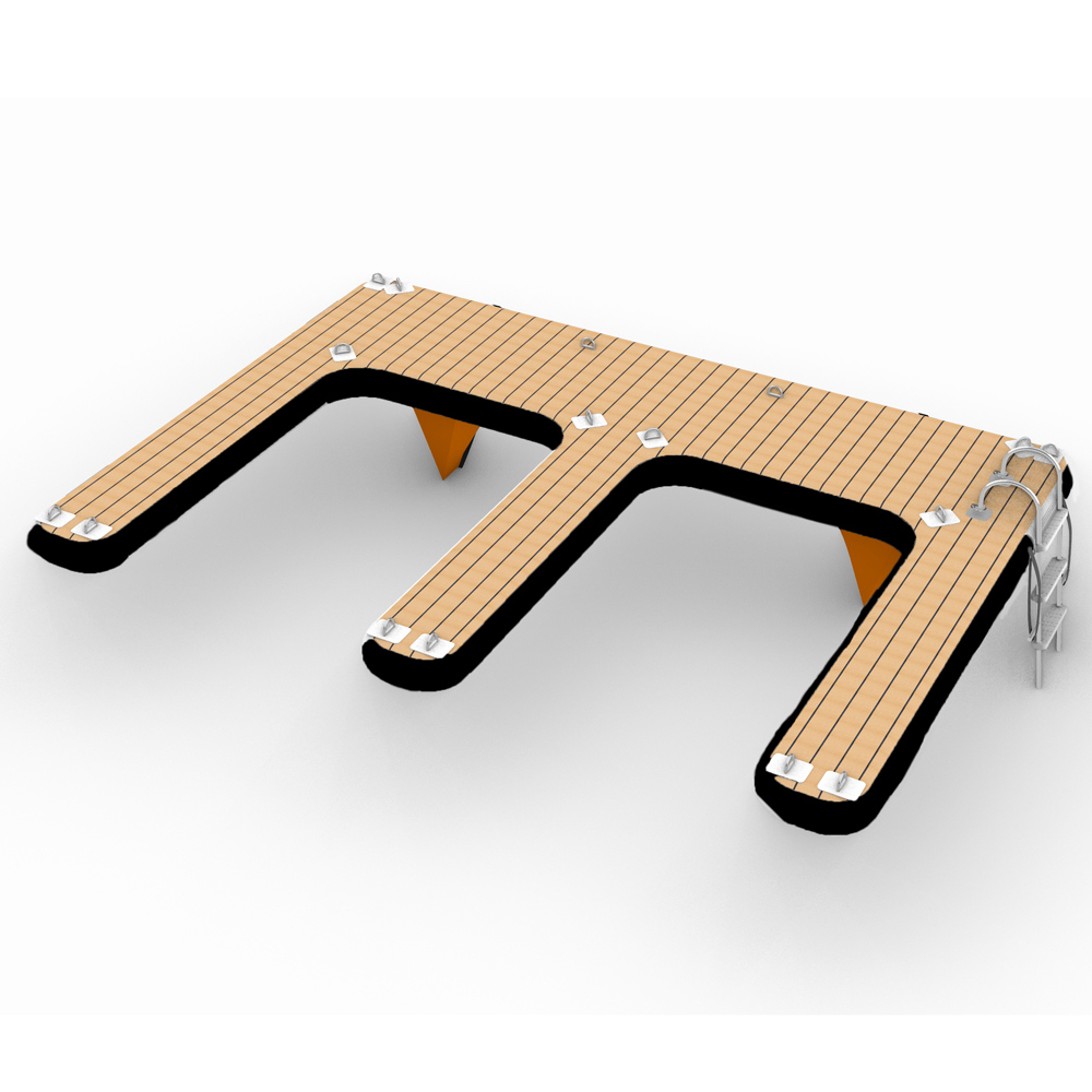 SeaRaft M-Shape jet ski dock gonfiabile nero foto 1