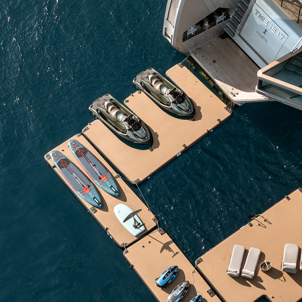 SeaRaft M-Shape jet ski dock gonfiabile nero 3