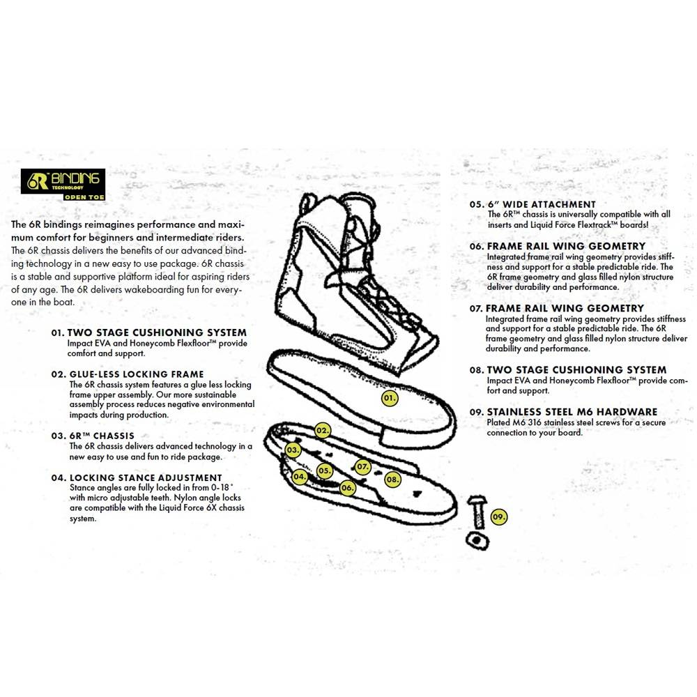 Liquid Force Dream attacchi da wakeboard 4