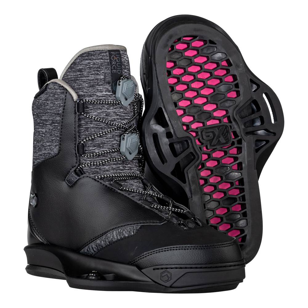 Liquid Force tao 6X attacchi da wakeboard neri foto 1