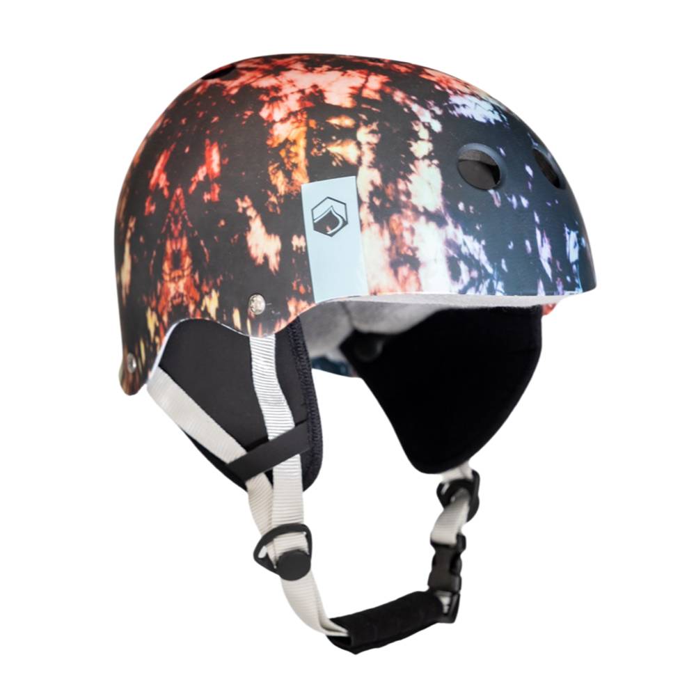  Casco per sport acquatici Flash con paraorecchie multicolore