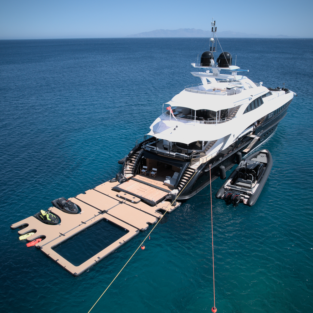 SeaRaft Teak Deck piscina gonfiabile large 5